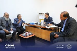 A committee from the Ministry of Higher Education and Scientific Research visits the university