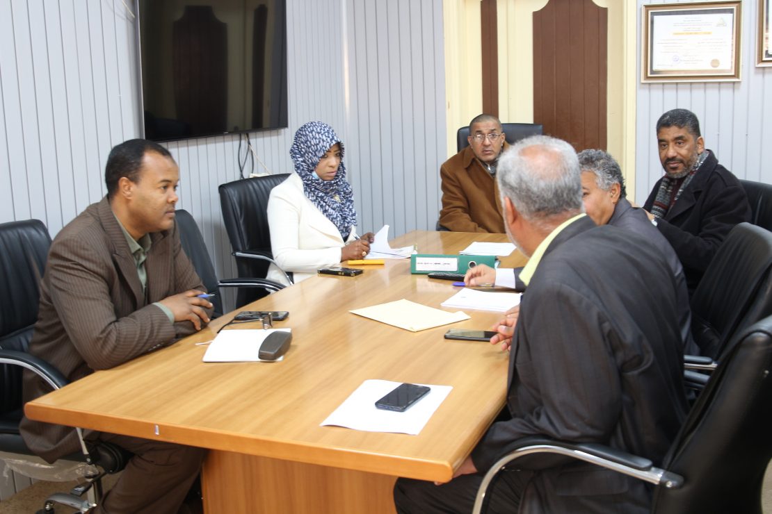 Api Sebha اجتماع مجلس إدارة مركز خدمة وتنمية المجتمع - جامعة سبها | Sebha University