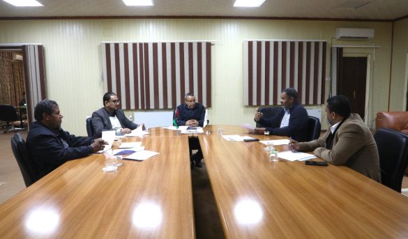 لجنة التدريب بالجامعة تعقد اجتماعها الخامس للعام الحالي (2024م).