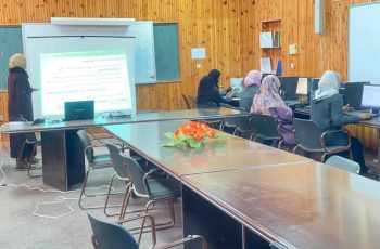 مركز التدريب والتطوير بكلية التربية غات ينفذ ورشة عمل بعنوان (الأرشفة الإلكترونية).