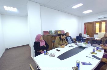 متابعات... زيارة مكتب التخطيط و المتابعة بالجامعة للكلية