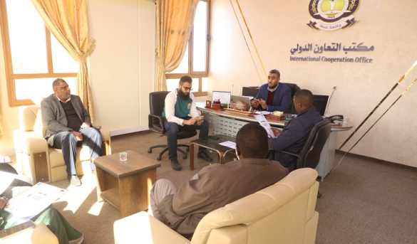 متابعات جامعة سبها: اللجنة التحضيرية لورشة عمل مشروع “هجرة” تواصل استعداداتها وتعقد اجتماعها الثاني . - جامعة سبها | Sebha University متابعات جامعة سبها: اللجنة التحضيرية لورشة عمل مشروع “هجرة” تواصل استعداداتها وتعقد اجتماعها الثاني .
