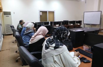 اسهاما من جامعة سبها في بناء قدرات موظفي بلدية سبها