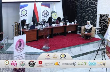 جزء من الكلمة التي ألقتها د. نجوي السنوسي اللافي رئيس لجنة التحكيم.