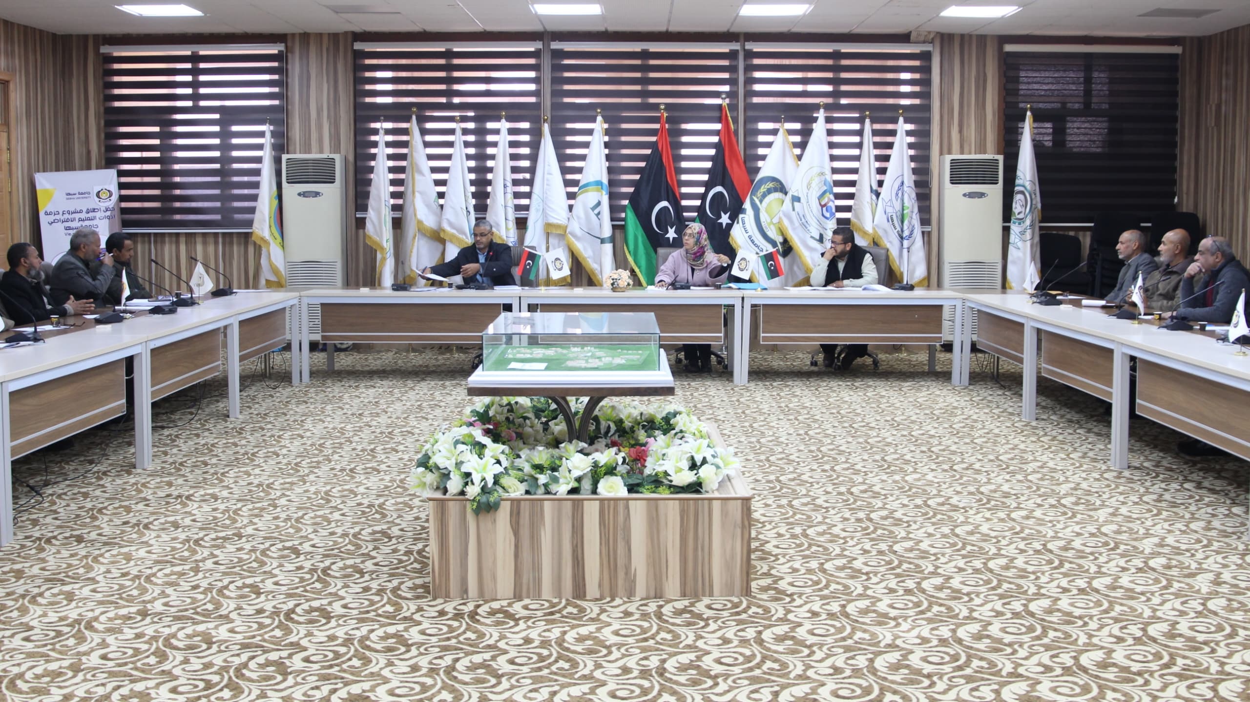 الاجتماع الدوري الخامس للجنة أعضاء هيئة التدريس بالجامعة.