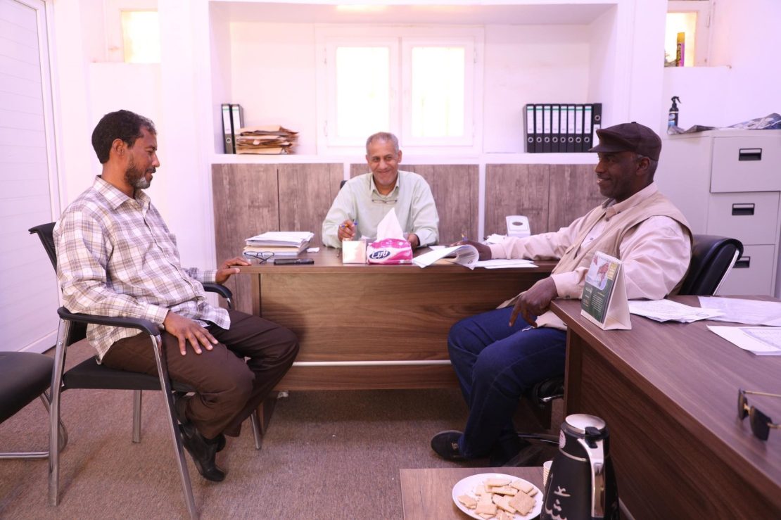 الاجتماع التقابلي الأول لمدير مكتب الإحالة مع عدد من مديري المكاتب بالجامعة.