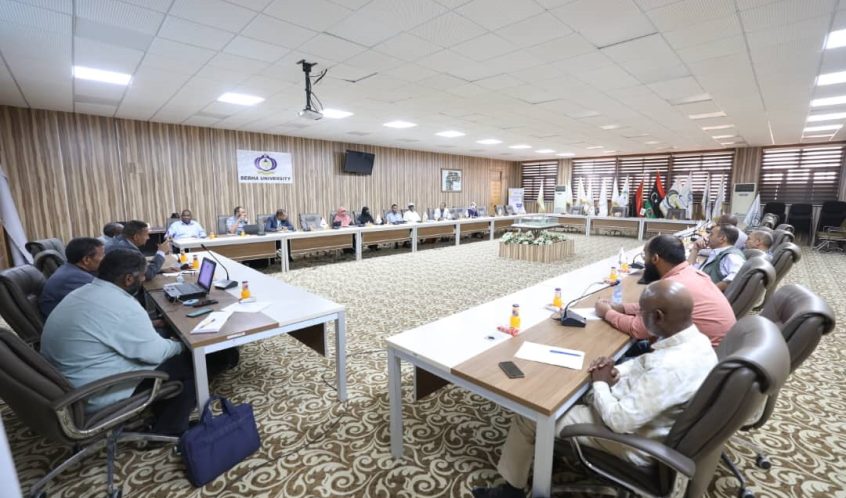 الاجتماع الاعتيادي الأول لروؤساء أقسام البحوث والاستشارات العلمية بالكليات للعام الجاري (2025م).