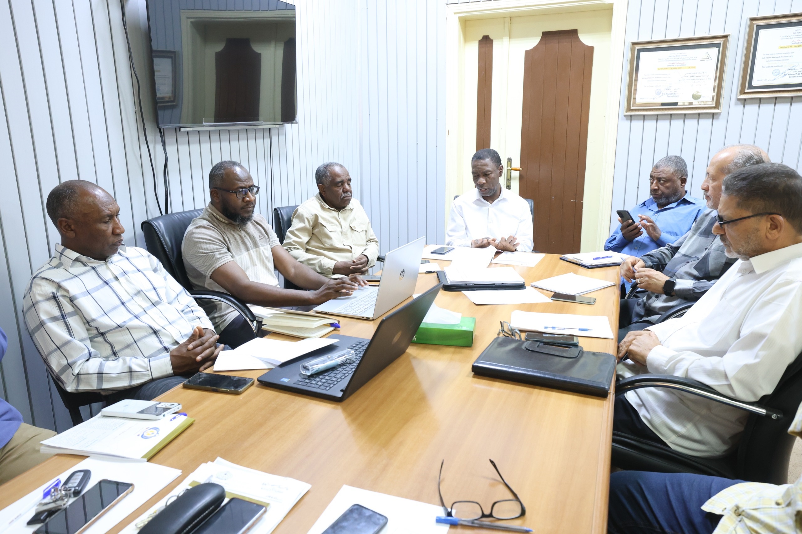 اجتماع لجنة الدراسات العليا الاعتيادي الرابع للعام الجاري (2025م).