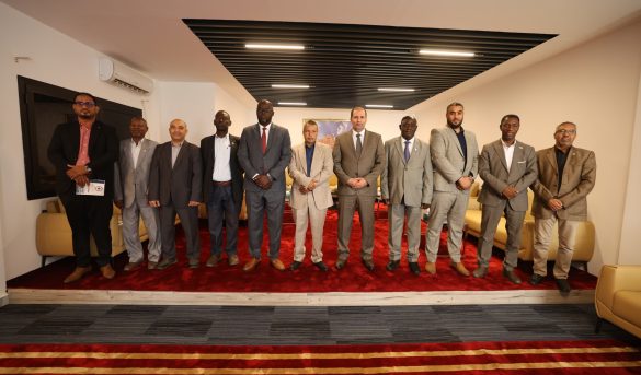 لقاء مع معالي وزير التعليم العالي والبحث العلمي السيد المهدي السعيطي، ومعالي وزير الدولة لشؤون الهجرة السيد فتحي التباوي في الحكومة الليبية.