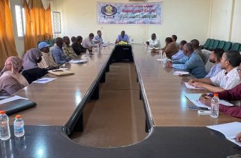 لجنة ملف الاعتماد المؤسسي تزور كليتي التربية الغريفة، والآداب والعلوم أوباري.