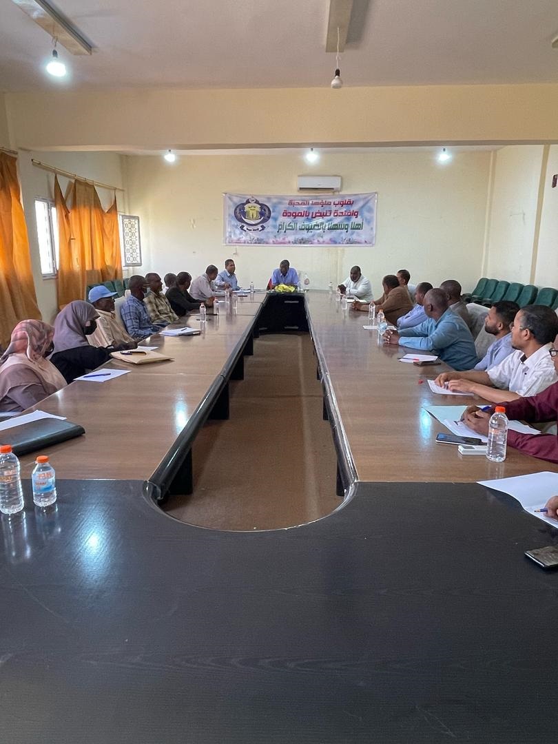 لجنة ملف الاعتماد المؤسسي تزور كليتي التربية الغريفة، والآداب والعلوم أوباري.