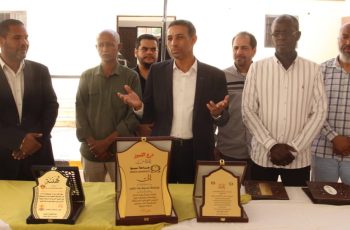 كلية التجارة والعلوم السياسية تستقبل مدرسة طلائع فزان للتعليم المتوسط بمنطقة الغريفة.