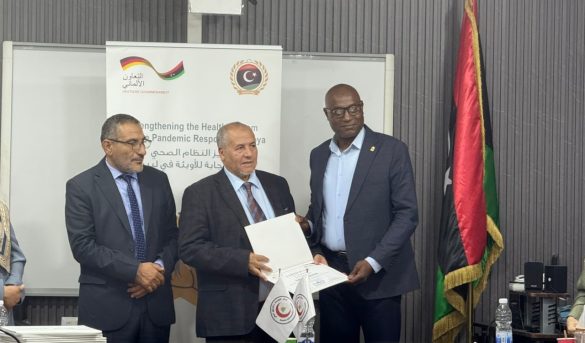 فريق جامعة سبها يشارك في دورة تدريبية حول منهجيات البحث العلمي في التعليم الصحي العالي بتنظيم من وكالة التعاون الألماني GIZ