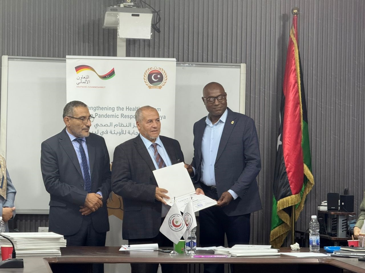 فريق جامعة سبها يشارك في دورة تدريبية حول منهجيات البحث العلمي في التعليم الصحي العالي بتنظيم من وكالة التعاون الألماني GIZ