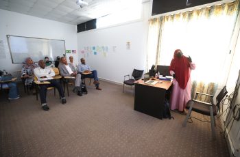 مناقشة رسالة ماجستير في قسم الكيمياء بكلية العلوم.