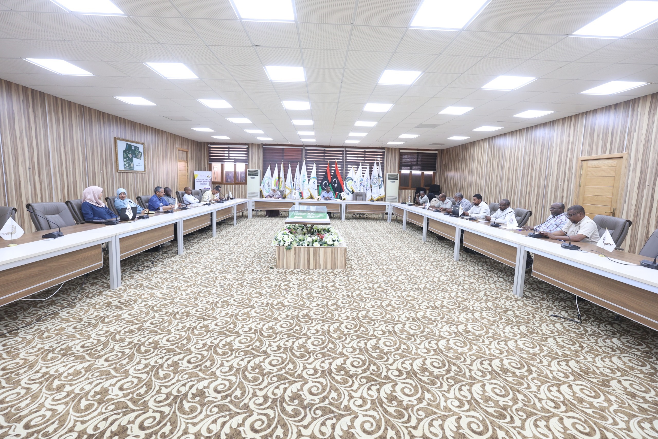 وكلاء الشؤون العلمية بكليات الجامعة يعقدون اجتماعهم الاعتيادي للعام الجاري (2025م).