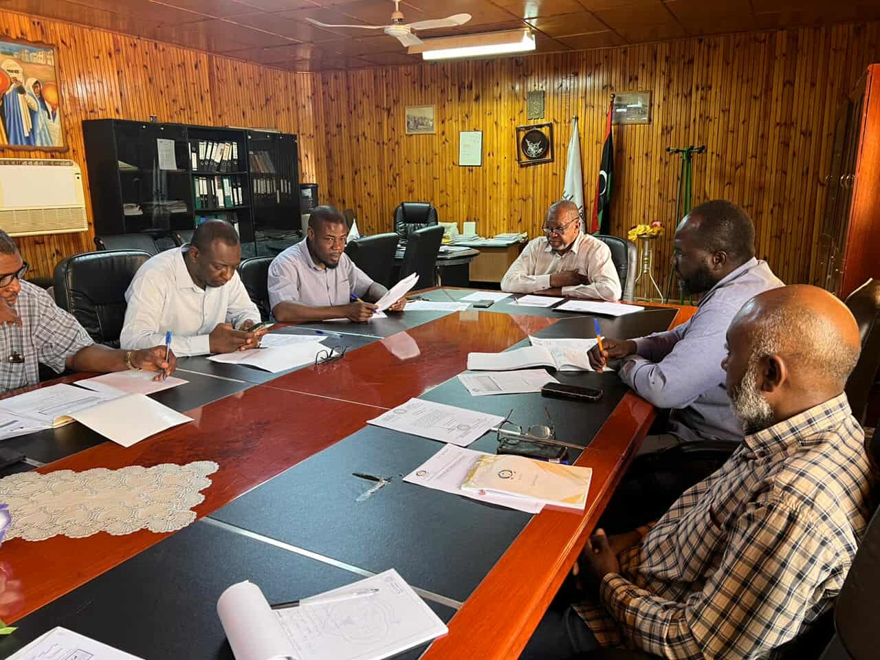  مجلس كلية التربية غات يعقد اجتماعه الاعتيادي الخامس للعام (2025م).