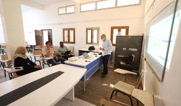 مركز التدريب والتطوير ينفذ ورشة عمل تدريبية بعنوان (الهوية الرقمية للباحث على المنصات الرقمية).