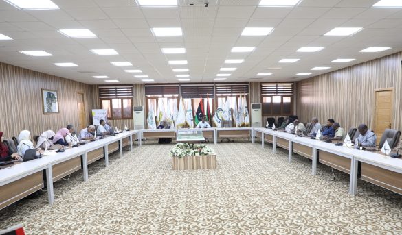 b667943b-9848-46a2-aaff-b38d73194f40 - جامعة سبها | Sebha University وكلاء الشؤون العلمية بكليات الجامعة يعقدون اجتماعهم الدوري للعام الجاري (2025م).