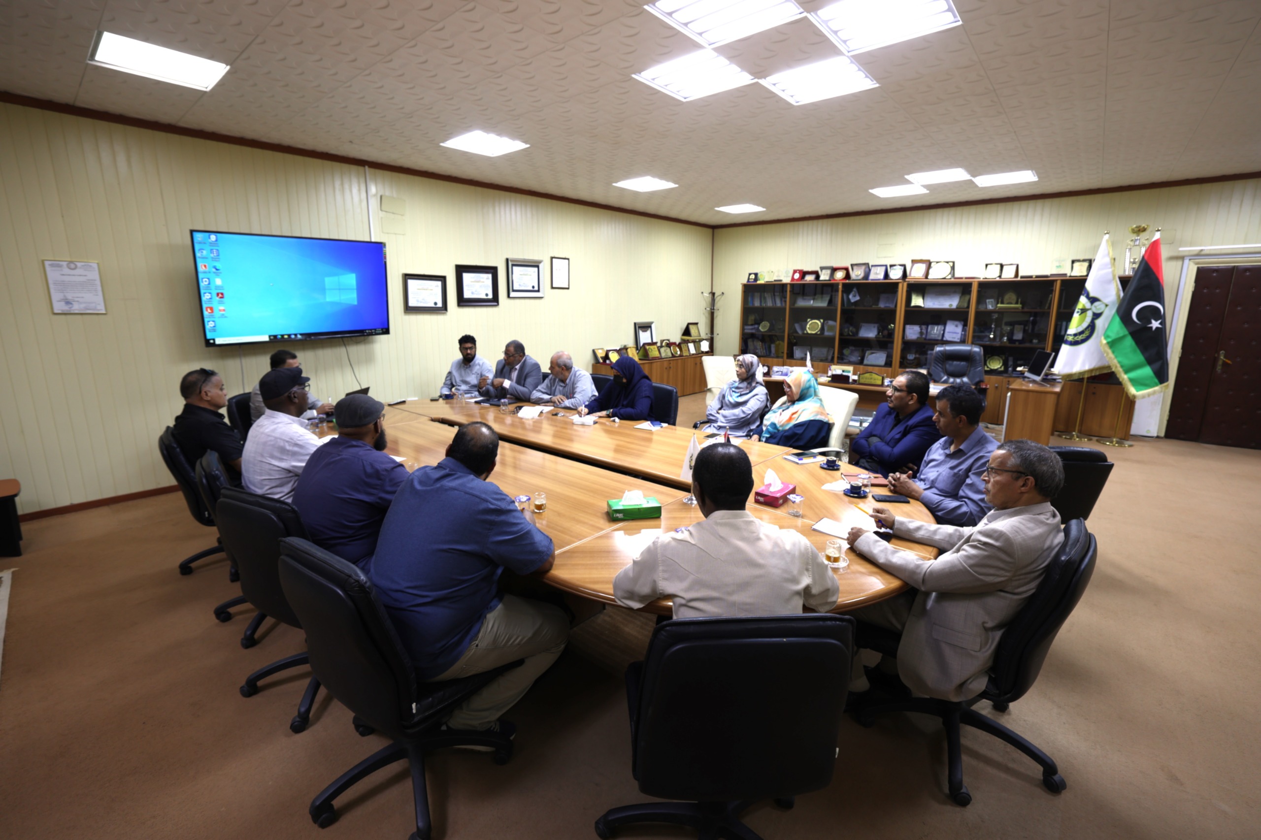 في إطار مشروع التحول الرقمي بجامعة سبها