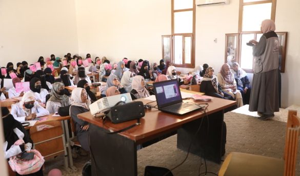 مكتب دعم و تمكين المرأة يطلق فعاليات حملة التوعية بسرطان الثدي.