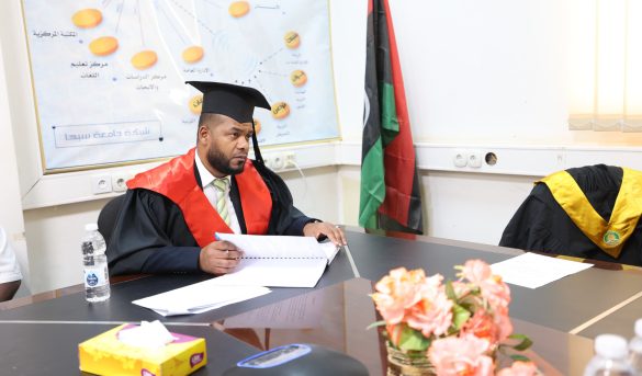 مناقشــة رسالــة الإجــازة العاليــة (الماجستيـــر) فــي قســم الدراســات الإسلاميــة.