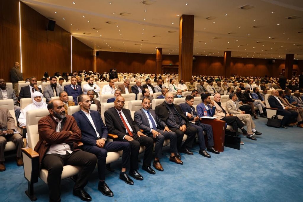 أقيمــت احتفاليـة بقاعــة قصــر فــزان للمؤتمــرات.