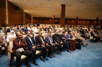 أقيمــت احتفاليـة بقاعــة قصــر فــزان للمؤتمــرات.