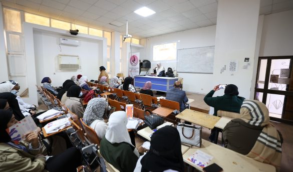 مكتــب دعــم وتمكيـن المــرأة ينفّــذ ورشــة عمــل بعنــوان ( العنــف الرقمــي).