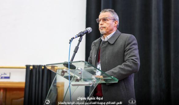 كلمــة رئيـس الجامعــة فـي نــدوة الأمـن الغذائـي وجــودة الغــذاء:د. مسعـود امحمـد الرقيـق، رئيـس الجامعــة