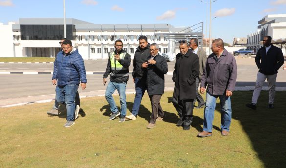 جولــة تفقديــة للمركــب الجامعــي فـي حـي الناصريــة وبيــت البركولــي .