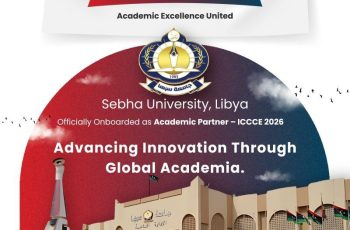 جامعـة سبـها توقّـع اتفاقيــة شراكـة أكاديميـة دوليـة وتصبـح شريــكًا رسميًــا فـي مؤتمــر ICCCE 2026