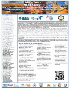 تمديد فترة استقبال الأوراق البحثية للملتقى المغاربي الدولي الخامس (IEEE)