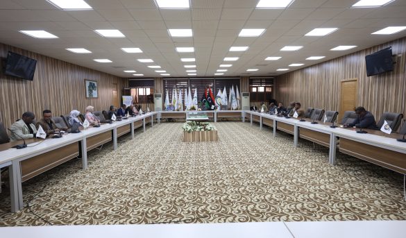 وكيــل الشــؤون العلميــة بالجامعــة يعقـــد الاجتماع الدوري الأول مــع وكــلاء الشــؤون العلميــة بالكليــات.