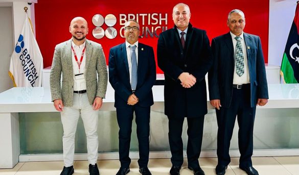 لقـاء بيـن مركـز اللغـات- جامعـة سبـها والمركـز الثقافـي البريطـاني ( British Council ) لمناقشـة جوانـب التعـاون المشـترك في تعلـيم اللغـة الإنجليـزية - جامعة سبها | Sebha University لقـاء بيـن مركـز اللغـات- جامعـة سبـها والمركـز الثقافـي البريطـاني ( British Council ) لمناقشـة جوانـب التعـاون المشـترك في تعلـيم اللغـة الإنجليـزية