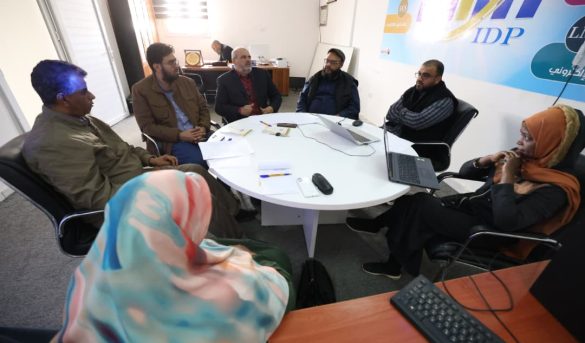 26934af3-a28e-4545-92a9-847f7966aa5c - Sebha University اجتــماع لمتابـعة مراحــل تنفـيذ النــظام الإلكتـرونـي لشــؤون الموظفـين.