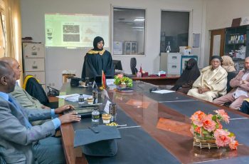 جــامــعـــة سـبـــهــــا تناقــش رسـالة ماجستـير حــول تخلـيق "فيريـت القـصدير" لمعالـجة المصبـغات الكيميائــية