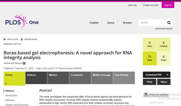 إنجـاز علمـي عالمـي: بروفيسـور مـن جامـعة سبـها يبتـكر طريـقة جديـدة لتحليـل الحمـض النـووي (RNA) تتـجاوز طـرقاً استُخدمت لثلاثة عقـود. - جامعة سبها | Sebha University إنجـاز علمـي عالمـي: بروفيسـور مـن جامـعة سبـها يبتـكر طريـقة جديـدة لتحليـل الحمـض النـووي (RNA) تتـجاوز طـرقاً استُخدمت لثلاثة عقـود.