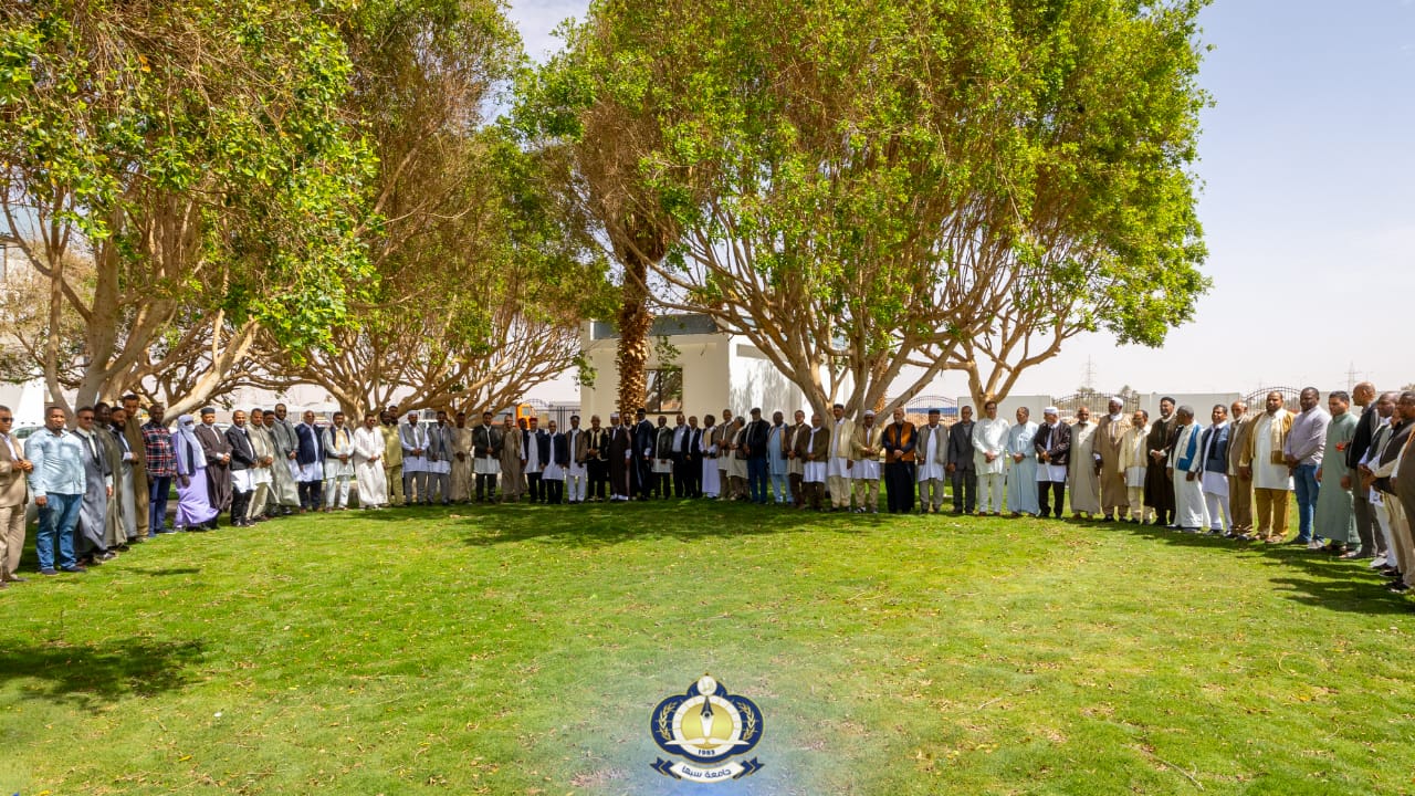 جامـعة سبـها احتفالـية المعـايدة بمناسـبة عـيد الفـطر المـبارك