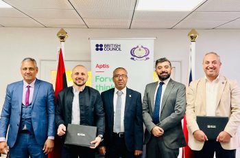 جامعة سبها توقع اتفاقية شراكة مع المجلس الثقافي البريطاني لتنفيذ الامتحانات العالمية في مركز اللغات