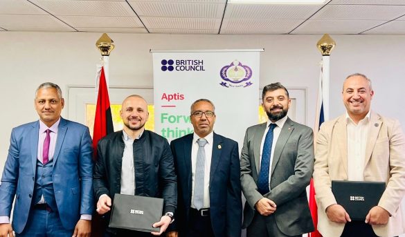جامعة سبها توقع اتفاقية شراكة مع المجلس الثقافي البريطاني لتنفيذ الامتحانات العالمية في مركز اللغات