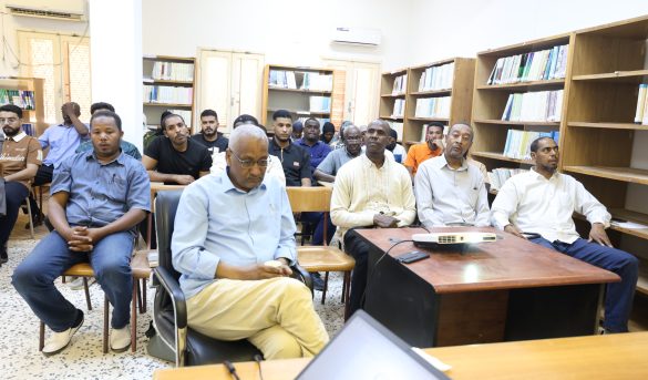 ورشـة عـمل بعنـوان (ضـوابــط الاقتــباس فـي البحـث العلــمي).