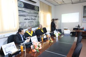 جامعة سبها مناقشة رسالة ماجستير في كلية العلوم قسم علوم الحاسب.