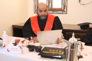  مناقشة رسـالة علمـية فـي قسـم عـلم الكيمـياء بجامعــة سبـها .