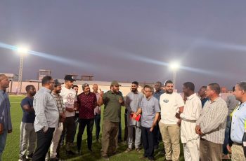 متابعةً لمشاريع التطوير زيارة ميدانية «لإعمار ليبيا» تفقدت المركب الجامعي بسبها