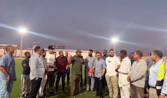 متابعةً لمشاريع التطوير زيارة ميدانية «لإعمار ليبيا» تفقدت المركب الجامعي بسبها
