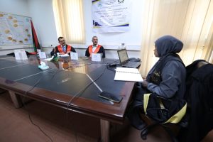 مناقشة رسـالـة مـاجـسـتـيـر في قـيـاس الـرادون الـمـشـع فـي تـربـة مـديـنـة سـبـهـا ونـواحـيـهـا.